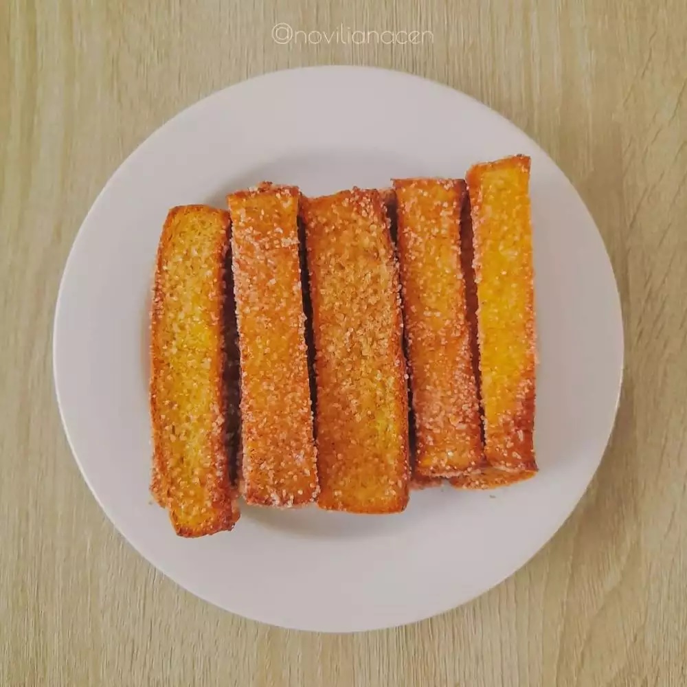 Olahan roti tawar : cinnamon rol