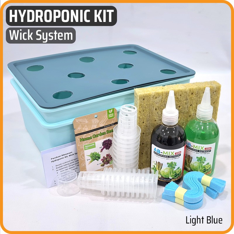 paket hidroponik sistem wick