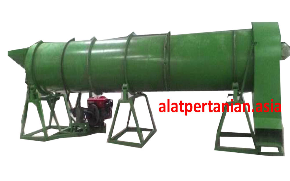 Penegring rotary untuk pengeringan pupuk organik
