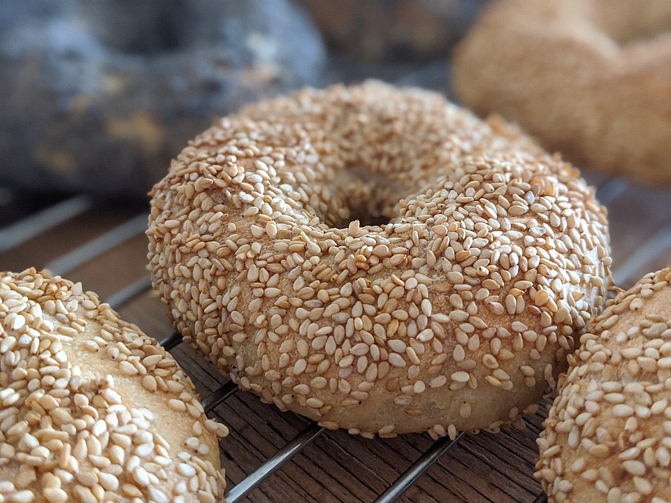 jenis roti - bagel gambar roti : roti bagel